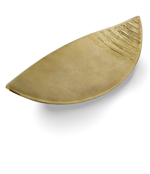 Tác škrábaný tvar Lodičky 10x30 Gold | Dekorace - Párty